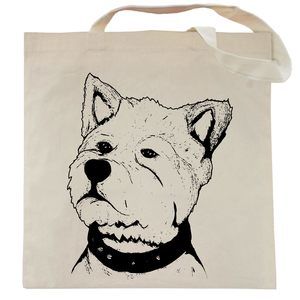 Norman The West Hhland Terrier - Westie Tote Bag V :o)